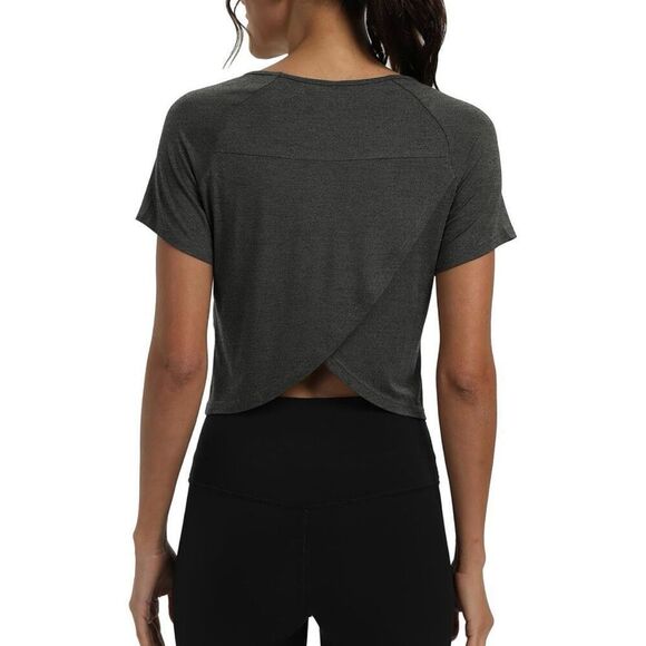 Mippo Split Back Gym Exercise Shirts - Set of 5 - Picture 8 of 11